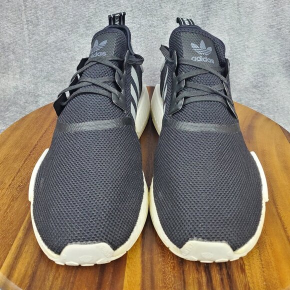 Adidas NMD R1 Shoes Men's 12 Black Low Top Lace Up Running Athletic Sneakers - Picture 2 of 9